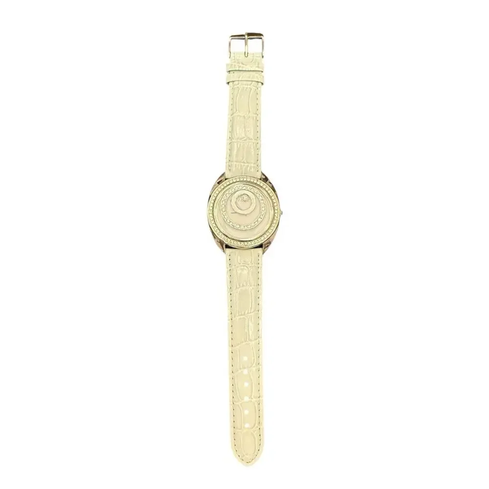 NWOT Lure Light Blue Silver Rhinestones Circles Wristwatch Women’s Watch